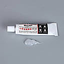 Силіконовий герметик Silicone Rubber Sealant 50 мл, прозорий, фото 7