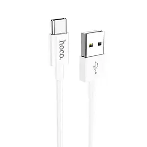Кабель USB для заряджання на Type-C HOCO X64 3A Lightweight | 1м 3A | White