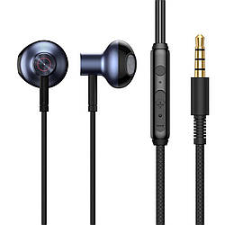 Навушники Baseus Encok 3.5mm Wired Earphone H19 Black