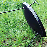 Сковорода з диска борони 60 см Сковорода для природи Садж з диска борони для пікніка, фото 5