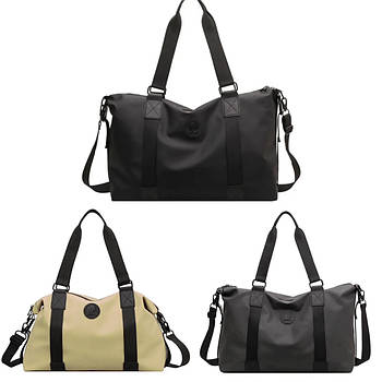 Сумка спортивна дорожня містка 44*32 см довгим ремінцем у різних кольорах Luna