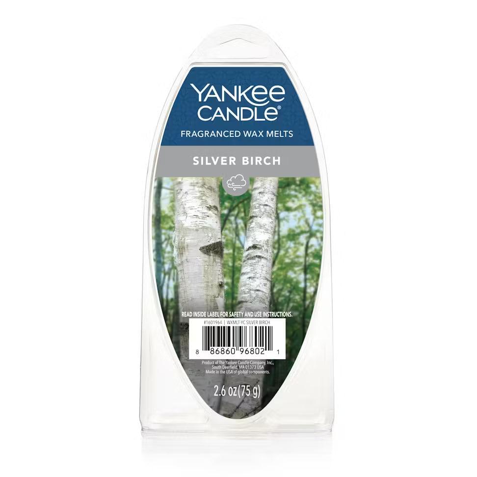 Віск для аромалампи "Срібна береза" Yankee Candle 75 г, фото 1