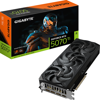 Відеокарта GIGABYTE GeForce RTX 5070 Ti WINDFORCE OC SFF 16G (GV-N507TWF3OC-16GD)