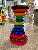 Дерев'яна іграшка Баланс MD 1935 кільця каміння 12 шт, в коробці., фото 3
