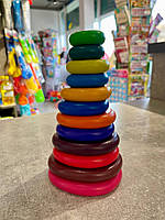 Дерев'яна іграшка Баланс MD 1935 кільця каміння 12 шт, в коробці., фото 4