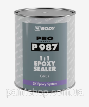 Body 987 Epoxy Sealer епоксидний грунт 1:1 сірий 1 л9870700001