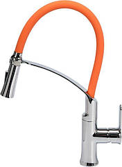 Змішувач для раковини з гнучким виливом FLEXIBLE 2-ORANGE Fala 75678