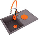 Змішувач для раковини з гнучким виливом FLEXIBLE 2-ORANGE Fala 75678, фото 9