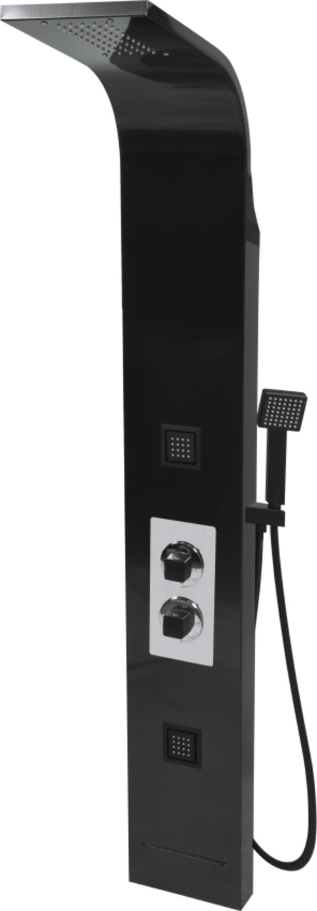 Душова панель Steely 4 Black Titanium Fala 75983