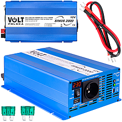 Перетворювач напруги SINUS 2000 ECO (12В/230В)(2000/1000Вт) VOLT POLSKA