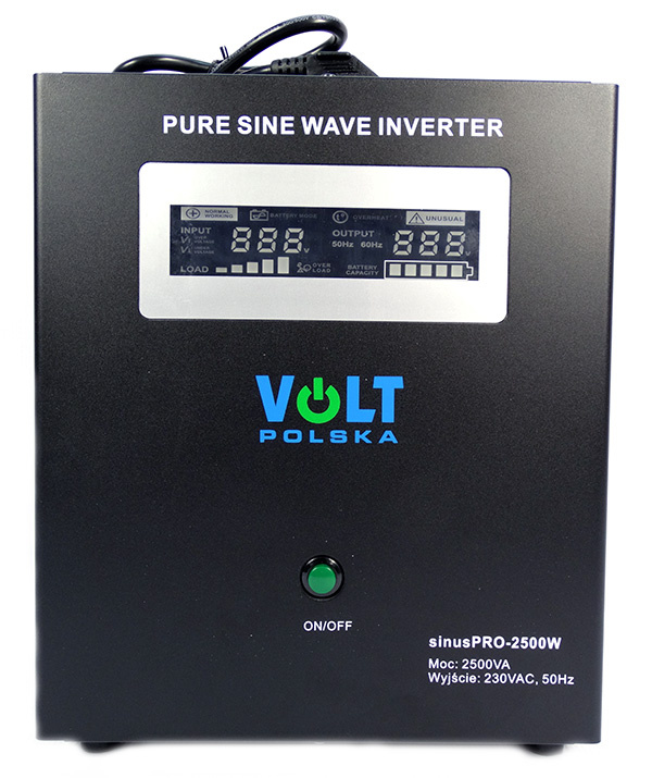 Перетворювач напруги ДБЖ інвертор SINUSPRO-2500W 24/230В VOLT POLSKA