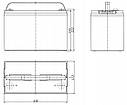 Акумулятор AGM BATTERY ACUMAX AML 100Аг 12В, фото 3