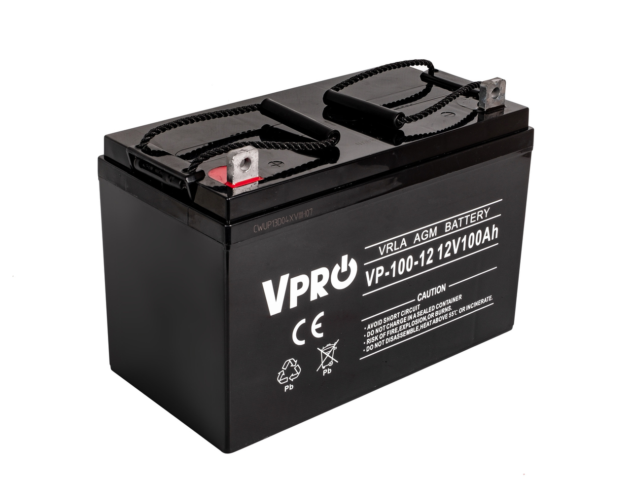 Акумулятор AGM VRLA V-PRO 12В 100Ач Необслуговуваний VOLT POLSKA