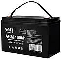 Акумулятор AGM 12В 100Ач необслуговуваний VOLT POLSKA, фото 4