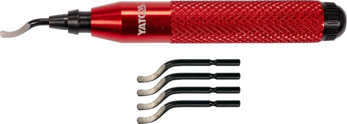 Зачищувач задирок + 5 запасних лез YATO YT-22363, фото 1