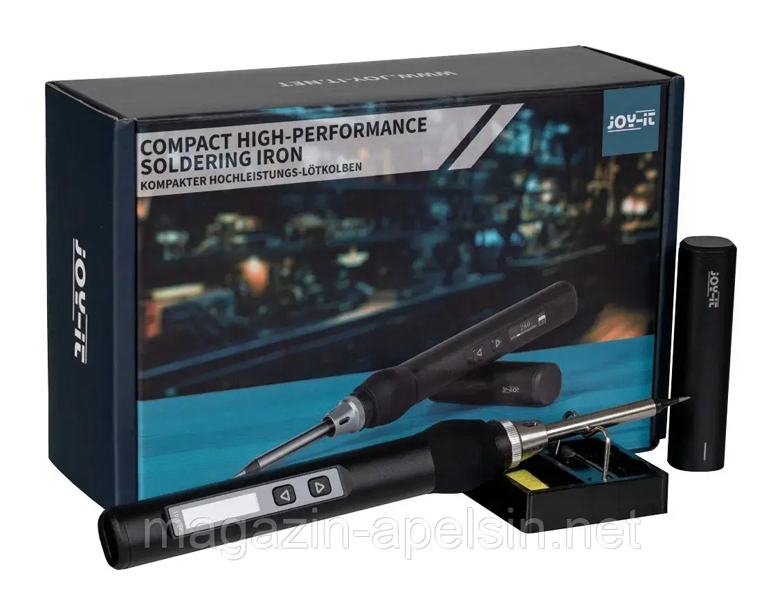 Паяльник з регульованою температурою - USB C PD - 65W - Joy-IT JT-SI01