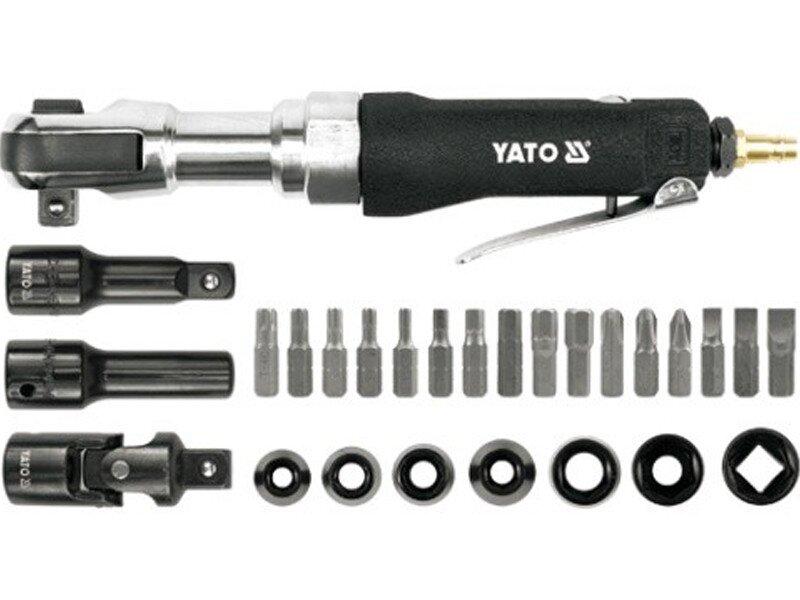 Тріскачка пневматична з набором головок YATO YT-0982
