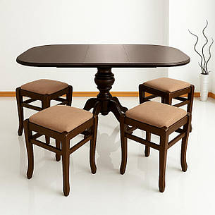 Стіл обідній Еміль Fusion Furniture, колір горіх, фото 1