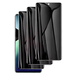 Захисне скло 3 шт CDK для Oppo A2 Pro | 3D Антишпион Full Cover (021856) (black)