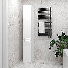 Шафа-пенал для ванної кімнати / передпокою / дитячої 2000х300х450 мм Білий