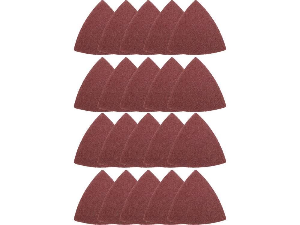 Набір абразивного паперу 80мм 20шт. для мультиінструментів YATO YT-82223, фото 1