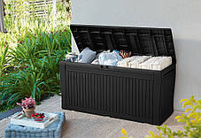 Ящик для зберігання Keter Comfy 270 л, графіт, фото 3