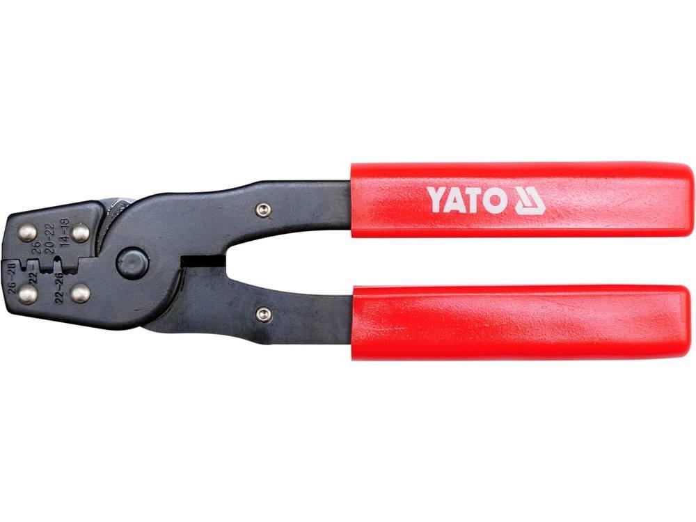 Обтискні кліщі для роз'ємів 0,08-2 мм² YATO YT-2255, фото 1