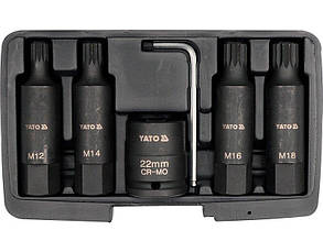 Набір ударних біт Spline YATO YT-1157