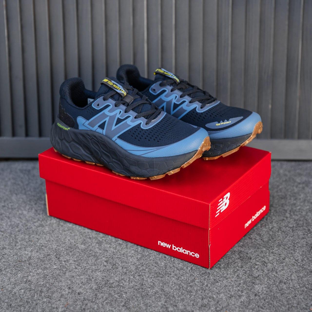 Кросівки чоловічі сині New Balance Fresh Foam Blue Black (16042)