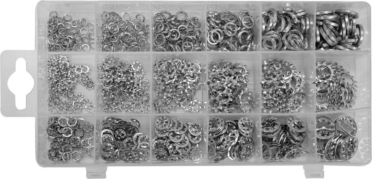 Набір стопорних шайб 720 шт YATO YT-06858, фото 1