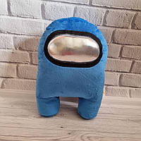 М'яка іграшка Космонавт синій Among Us Амонг Ас, 28 см