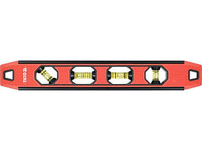 Алюмінієвий рівень 300 мм з магнітом YATO YT-30331