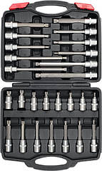 Набір ключів торцевих 1/2" шліцевих 26 шт. YATO YT-77542