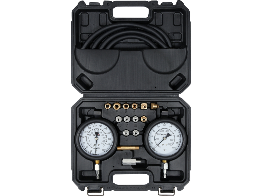 Комплект манометрів тиску масла в двигуні та коробці передач YATO YT-73032, фото 1