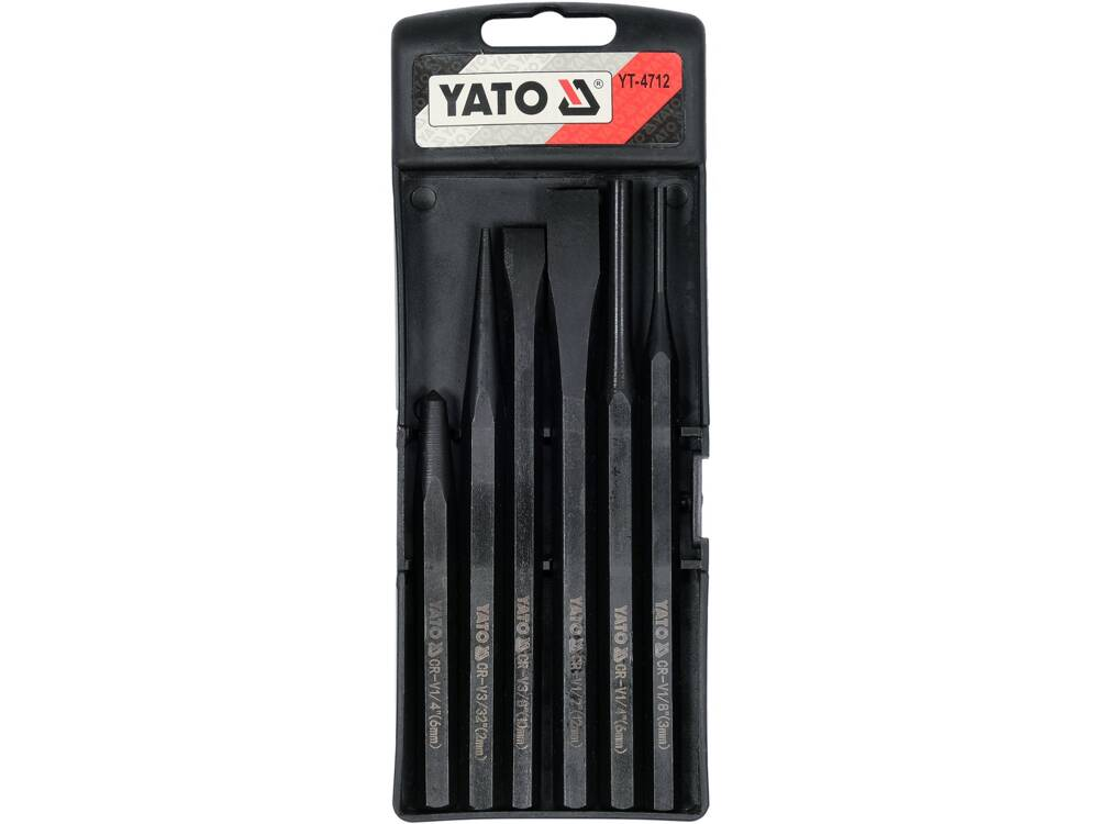 Набір пробійників та зубил для автосервісу YATO YT-4712, фото 1