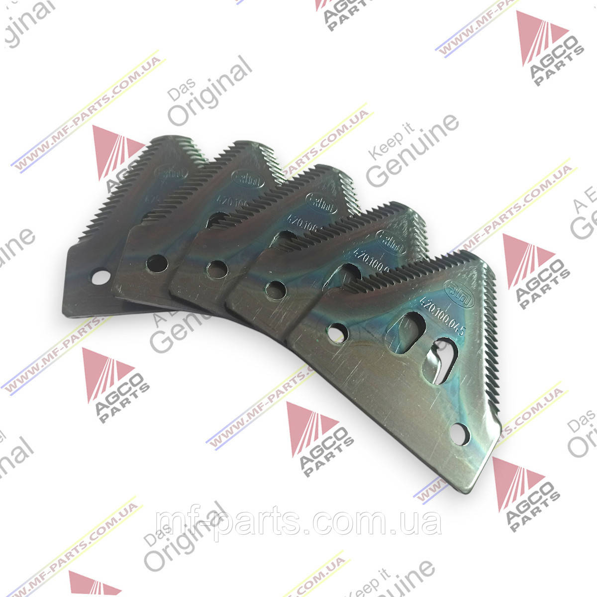 D44103700 сегмент ножа жниварки (аналог SCH 10961/420100045 Шумахер), АНАЛОГ, комбайн Massey Ferguson