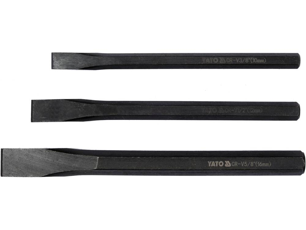 Набір зубил 3шт YATO YT-4711, фото 1