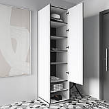 Шафа з полицями Moreli Ramo R-0001 518х2100х570 мм Антрацитовий, фото 2