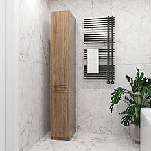 Шафа-пенал для ванної кімнати / передпокою / дитячої 2000х300х450 мм Дуб Родос