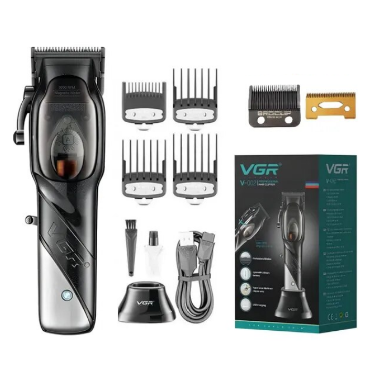 Машинка для стрижки з підставкою VGR V-002