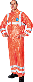 Захисний комбінезон підвищеної видимості TYVEK 500 Hi-Vis TYVEK-500HV P апельсин