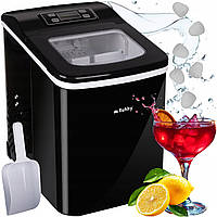 Льодогенератор побутовий з дисплеєм та таймером Ruhhy 120 Вт 2 л 12 кг льоду на добу (25565)