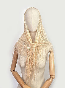 Хустка жіночий тонкий ажурний гіпюр Свято