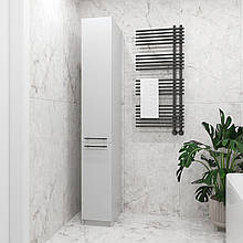 Шафа-пенал для ванної кімнати / передпокою / дитячої 2000х300х450 мм Сірий