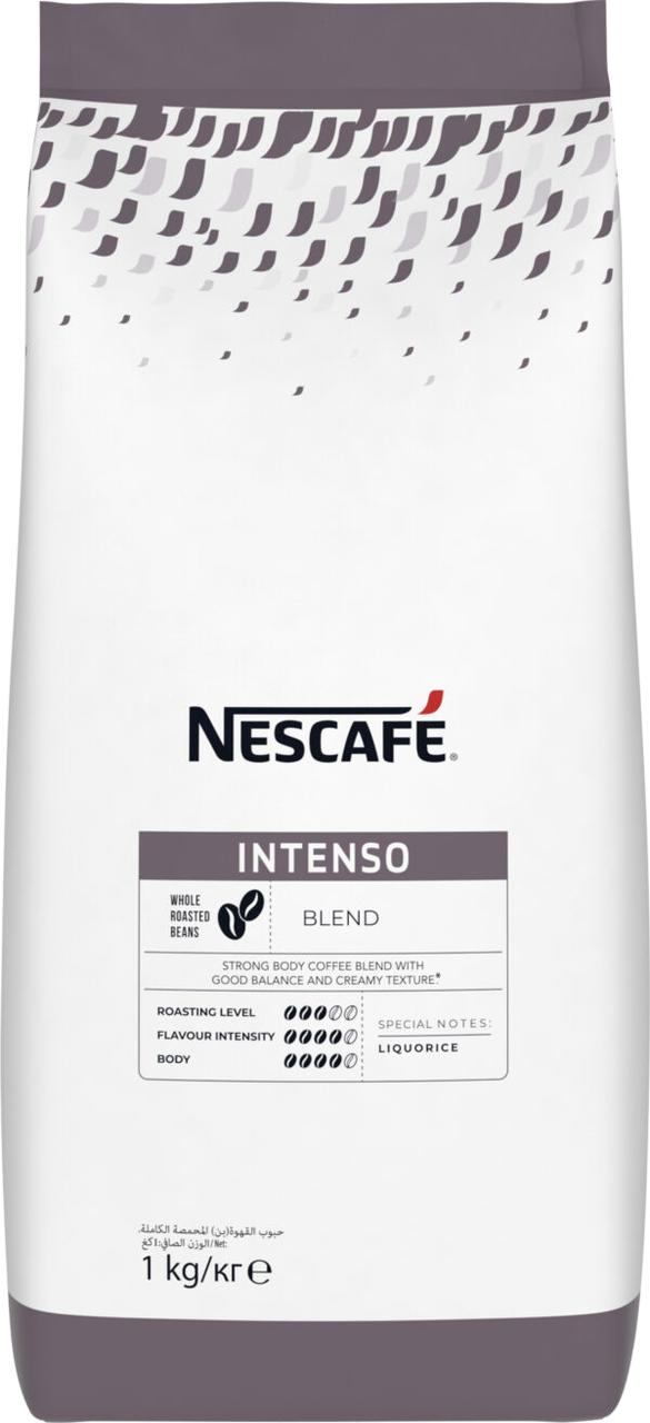 Зернова кава Nescafe Intenso 1кг, 50/50 середне обсмажування, Португалія Оригінал