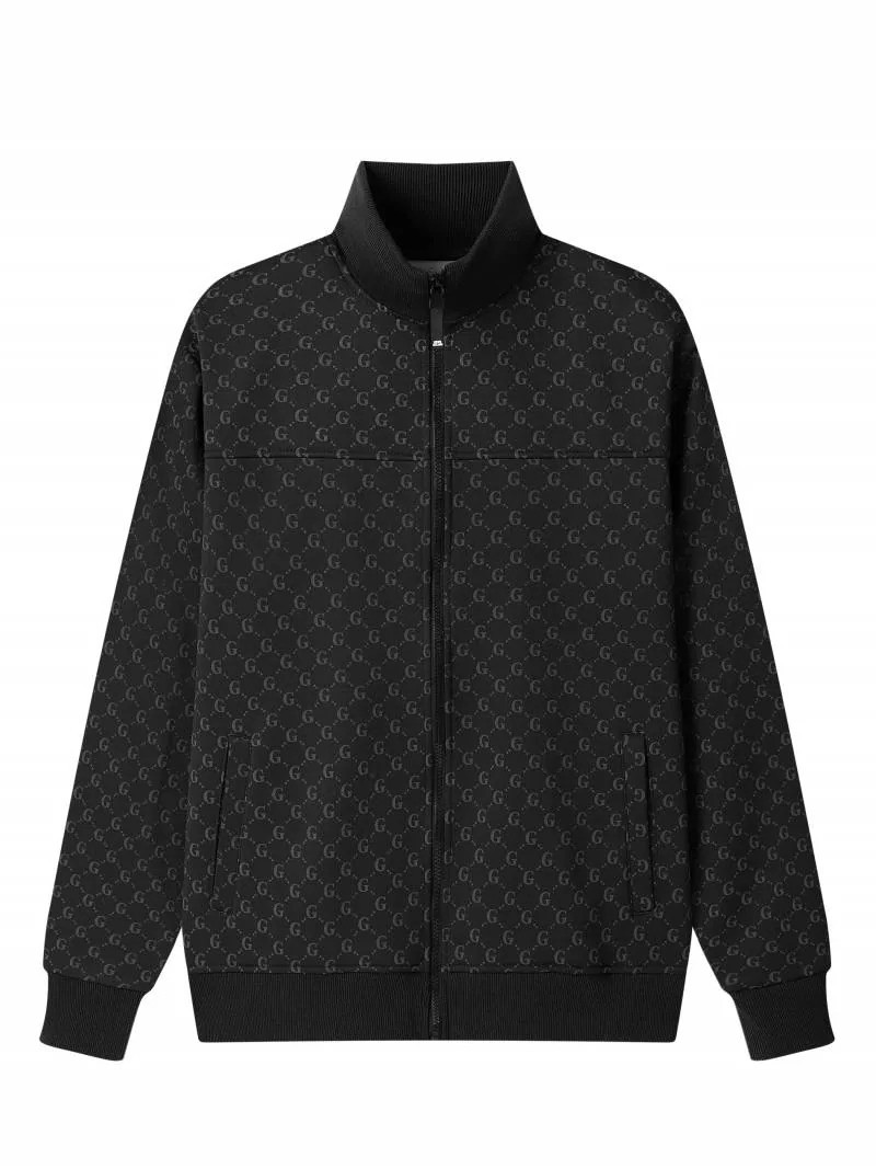 Чоловіча кофта на блискавці без капюшона з гумкою внизу, фото 1