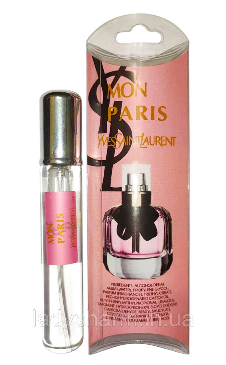 Жіночі мініпарфуми Yves Saint Laurent Mon Paris ( Лоран Мун Паріж ), 20 мл, фото 1