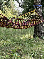 Гамак плетений сітка садовий підвісний зручний