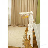 Дитяча гірка для дому 2в1 Castle біло-сіра 140 см, фото 4