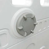 Дитяча гірка для дому 2в1 Castle біло-сіра 140 см, фото 2